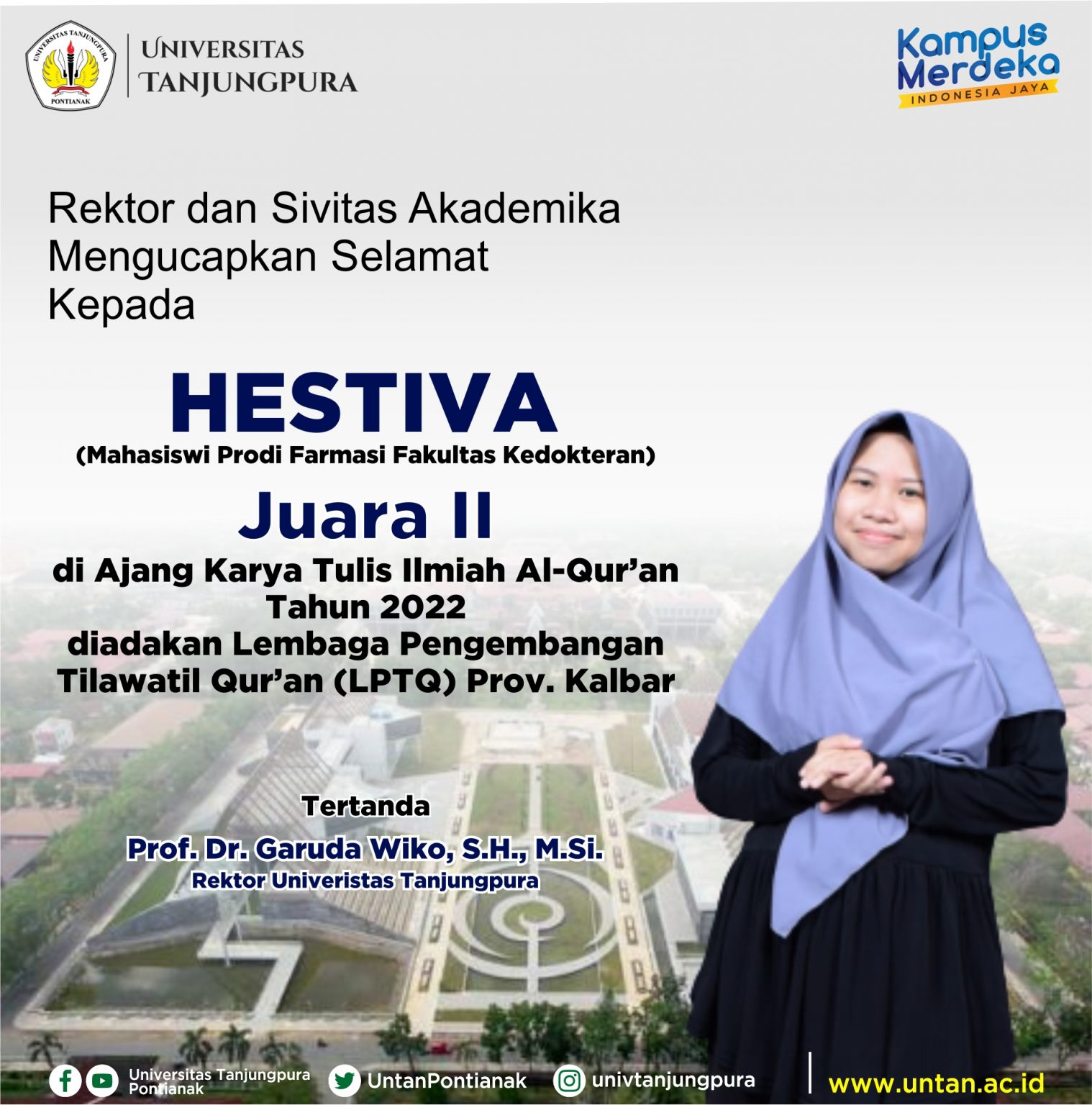 juara 2 di Ajang Karya Tulis Ilmiah Al-Qur’an