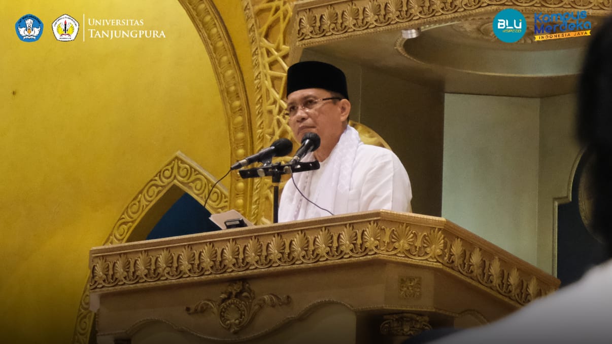 Rektor UNTAN berikan tausiyah Shalat Tarawih di Masjid Raya Mujahidin Pontianak