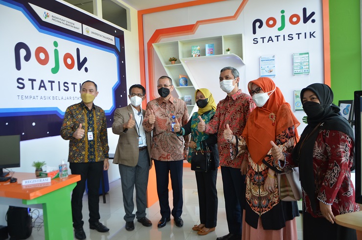 BPS Melaunching Pojok Statistik di Untan