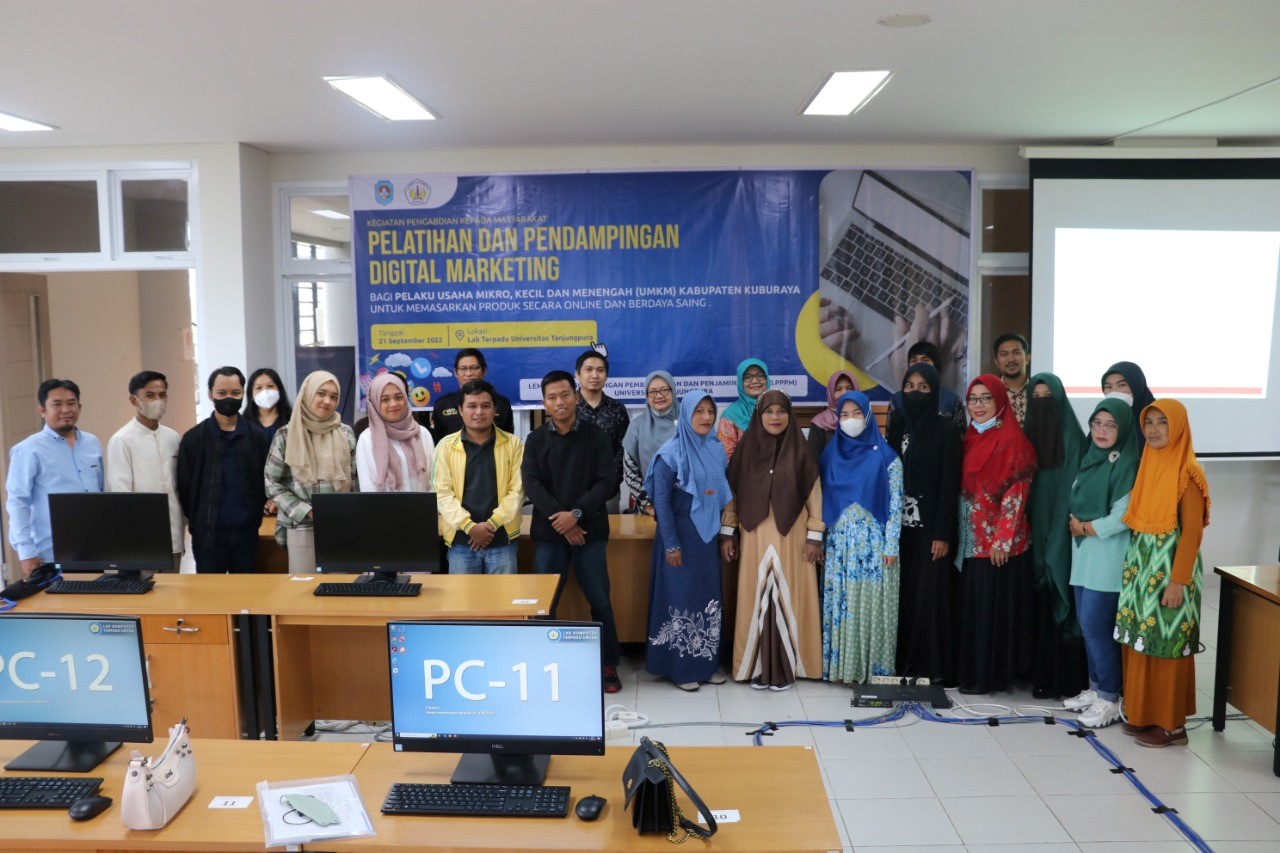 LP3M Untan Selenggarakan Pelatihan dan Pendampingan Digital Marketing