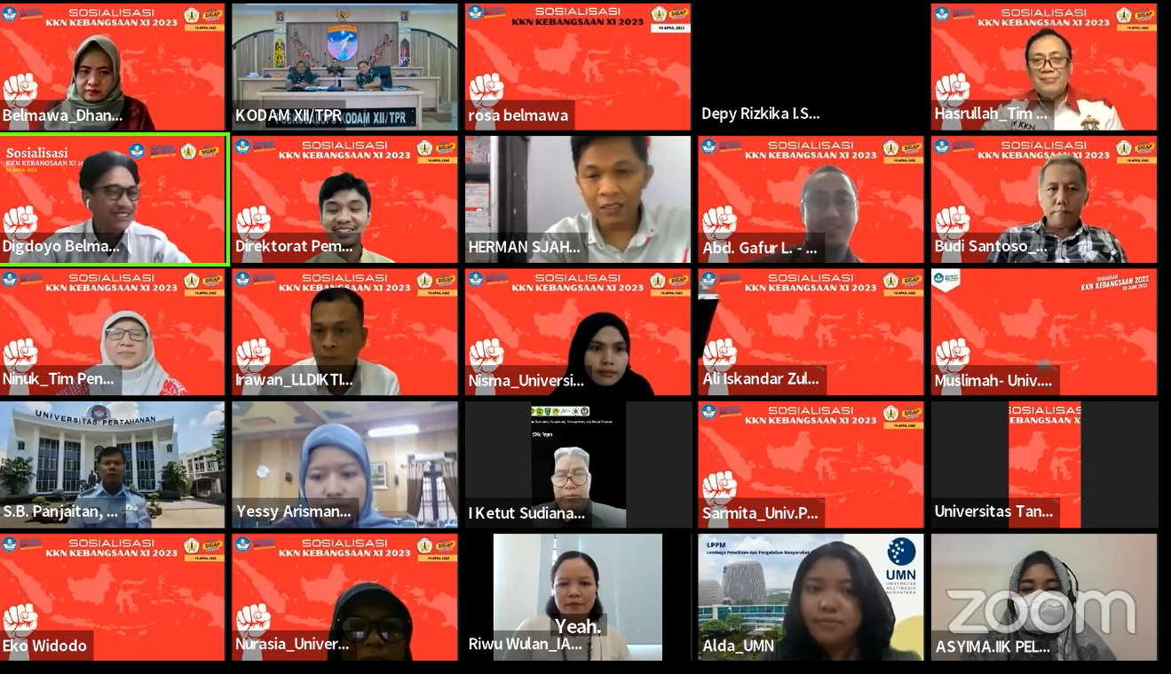Sosialisasi KKN Kebangsaan ke-XI Tahun 2023