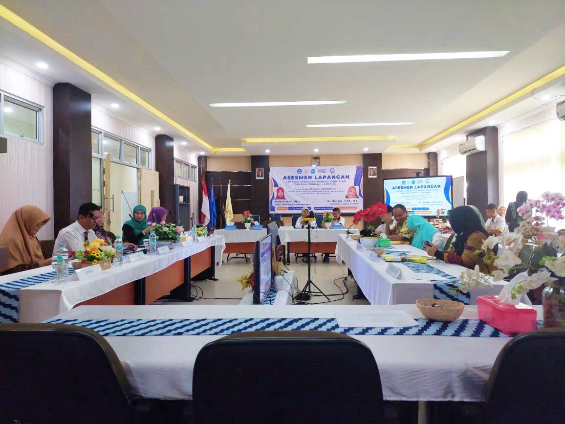 Visitasi Asesor LAMSAMA dalam rangka Akreditasi Prodi Statistika FMIPA UNTAN